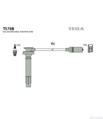 КАБЕЛИ СВЕЩИ SUBARU LEGACY III COMBI (1998-) 2.5 - TESLA