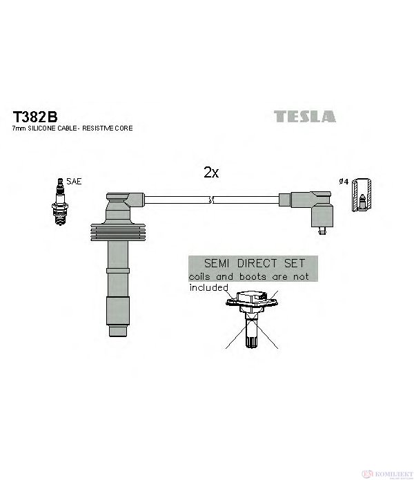 КАБЕЛИ СВЕЩИ VOLVO V40 COMBI (1995-) 1.6 - TESLA