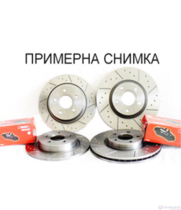 ДИСК СПИРАЧЕН ПРЕДЕН CITROEN BX (1982-) 1.6 - FERODO