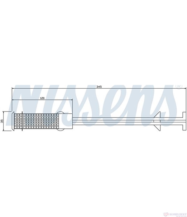 ДЕХИДРАТОР КЛИМАТИК FIAT SCUDO (2007-) 2.0 D Multijet - NISSENS