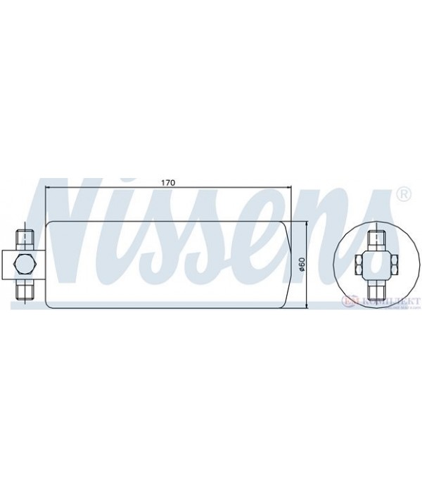 ДЕХИДРАТОР КЛИМАТИК MITSUBISHI SPACE WAGON (1991-) 2.0 TD - NISSENS