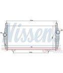 РАДИАТОР ИНТЕРКУЛЕР CITROEN C5 (2008-) 2.2 HDi - NISSENS