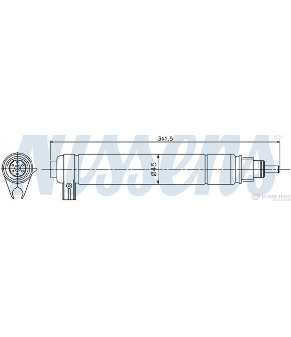 ДЕХИДРАТОР КЛИМАТИК CITROEN C5 BREAK (2001-) 1.8 16V - NISSENS