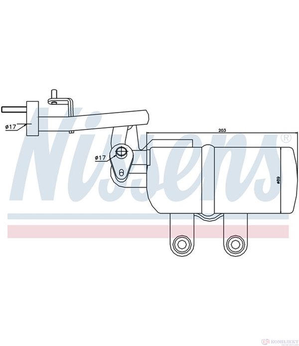 ДЕХИДРАТОР КЛИМАТИК FORD FOCUS II COMBI (2004-) 2.0 - NISSENS