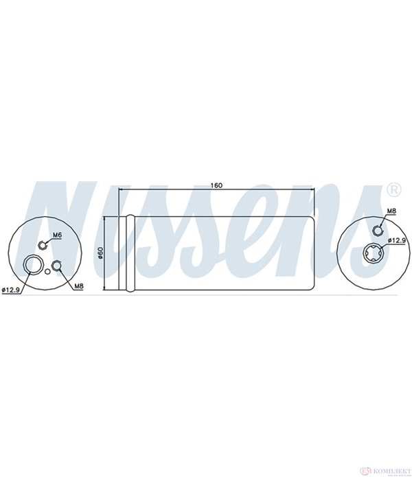 ДЕХИДРАТОР КЛИМАТИК VOLKSWAGEN GOLF IV (1997-) 2.0 4motion - NISSENS