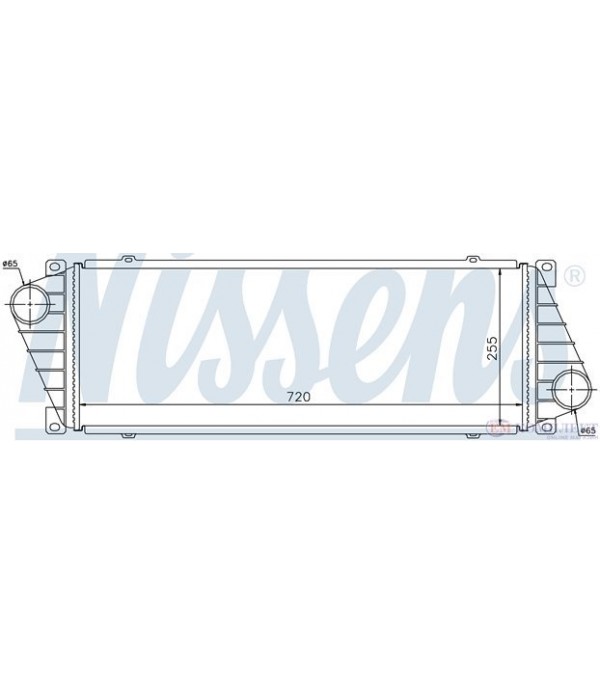 РАДИАТОР ИНТЕРКУЛЕР VOLKSWAGEN LT 28-46 II (1996-) 2.5 TDI - NISSENS