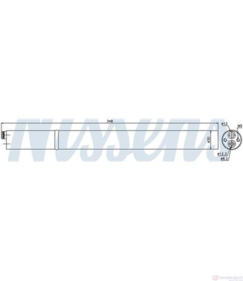 ДЕХИДРАТОР КЛИМАТИК SKODA OCTAVIA COMBI (2004-) 1.9 TDI 4x4 - NISSENS