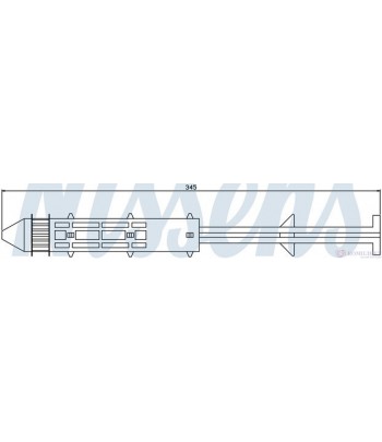 ДЕХИДРАТОР КЛИМАТИК VOLKSWAGEN POLO (2001-) 1.4 16V - NISSENS