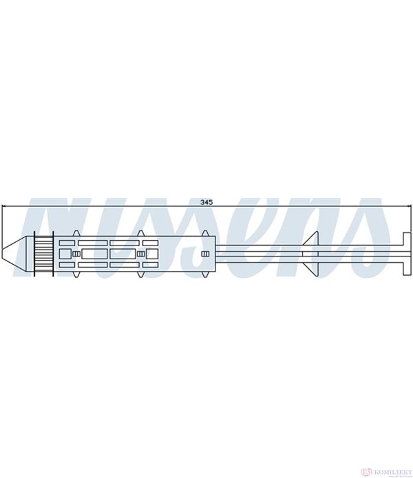 ДЕХИДРАТОР КЛИМАТИК VOLKSWAGEN POLO (2001-) 1.2 12V - NISSENS