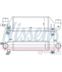 РАДИАТОР ИНТЕРКУЛЕР FORD FOCUS COMBI (1999-) 1.8 TDITDDi - NISSENS
