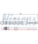ДЕХИДРАТОР КЛИМАТИК VOLKSWAGEN PASSAT VARIANT (2005-) 1.6 TDI - NISSENS