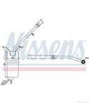 ДЕХИДРАТОР КЛИМАТИК FORD MONDEO III SEDAN (2000-) 1.8 SCi - NISSENS