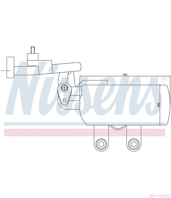 ДЕХИДРАТОР КЛИМАТИК VOLVO C70 II CABRIOLET (2006-) 2.0 D - NISSENS
