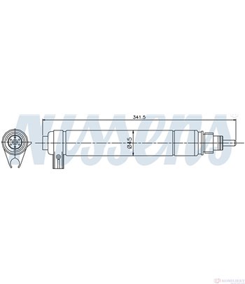 ДЕХИДРАТОР КЛИМАТИК PEUGEOT 607 (2000-) 2.7 HDi 24V - NISSENS