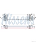 РАДИАТОР ИНТЕРКУЛЕР FORD FIESTA V (2001-) 1.4 TDCi - NISSENS
