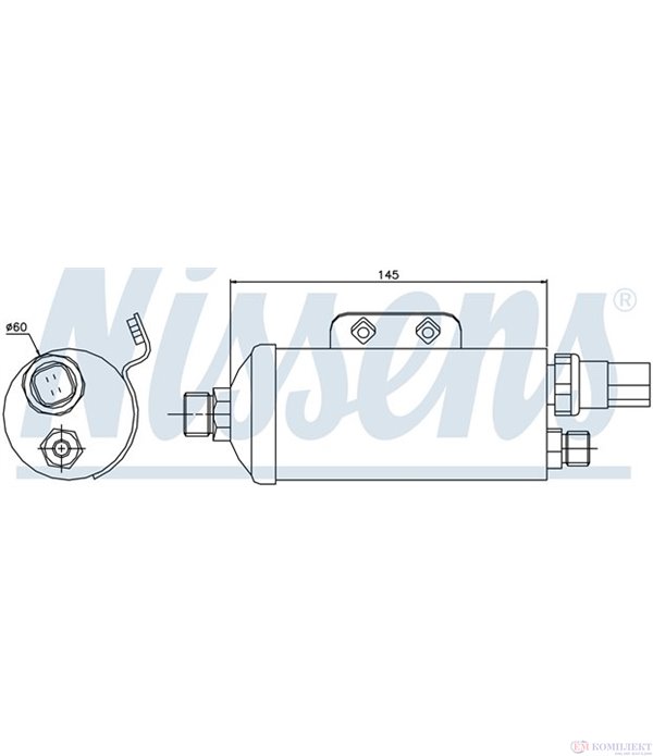ДЕХИДРАТОР КЛИМАТИК HYUNDAI SONATA IV (1998-) 2.0 16V - NISSENS