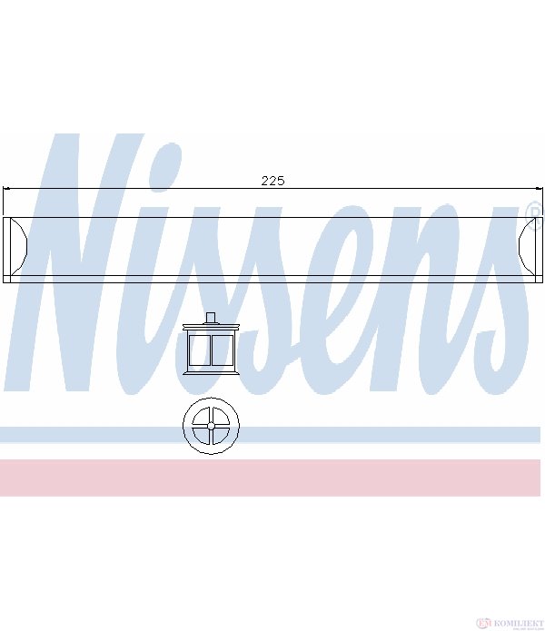 ДЕХИДРАТОР КЛИМАТИК CITROEN C2 (2003-) 1.1 - NISSENS