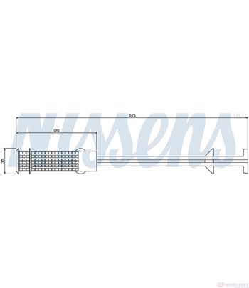 ДЕХИДРАТОР КЛИМАТИК PEUGEOT 307 (2000-) 1.4 - NISSENS