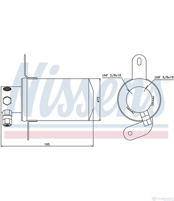 ДЕХИДРАТОР КЛИМАТИК MERCEDES C CLASS W202 (1993-) C 230 Kompressor - NISSENS