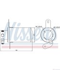 ДЕХИДРАТОР КЛИМАТИК MERCEDES C CLASS COMBI S202 (1996-) C 230 T Kompressor - NISSENS