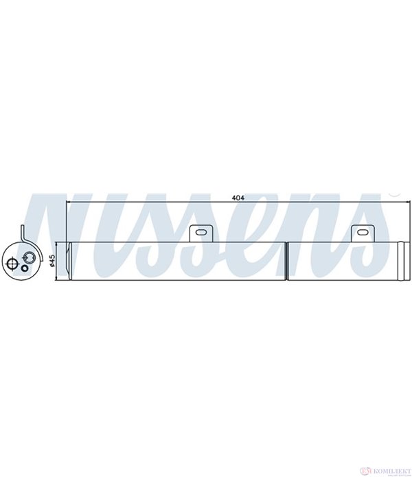 ДЕХИДРАТОР КЛИМАТИК MERCEDES E CLASS T-MODEL S211 (2003-) 350 CGI - NISSENS