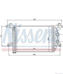 РАДИАТОР ИНТЕРКУЛЕР MERCEDES T2LN1 814 DA (1986-) 814 DA 4x4 - NISSENS