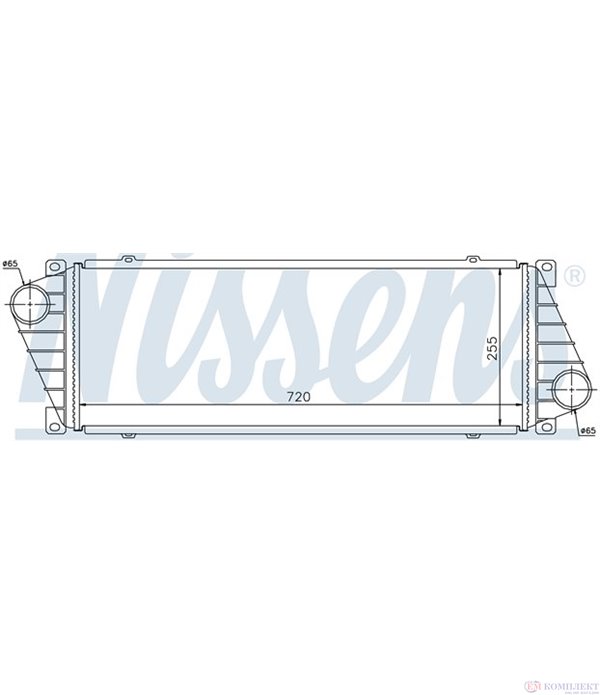 РАДИАТОР ИНТЕРКУЛЕР MERCEDES SPRINTER 3T 903 (1995-) 313 CDI - NISSENS