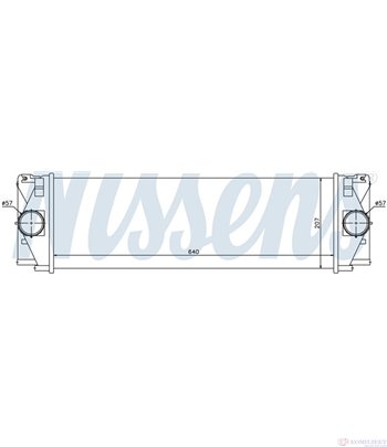 РАДИАТОР ИНТЕРКУЛЕР MERCEDES SPRINTER 3,5T 906 (2006-) 318 CDI - NISSENS