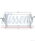 РАДИАТОР ИНТЕРКУЛЕР PEUGEOT 406 BREAK (1996-) 2.0 Turbo - NISSENS