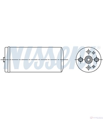 ДЕХИДРАТОР КЛИМАТИК NISSAN MAXIMA (1988-) 3.0 i - NISSENS