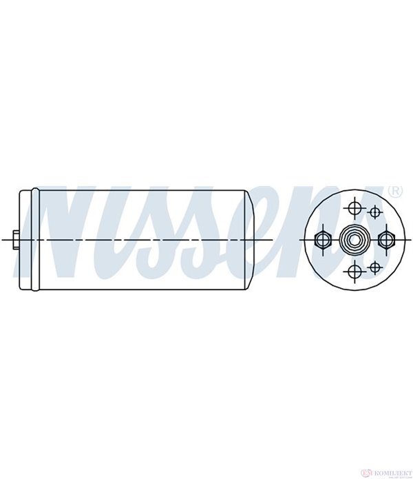 ДЕХИДРАТОР КЛИМАТИК NISSAN MAXIMA (1988-) 3.0 i - NISSENS