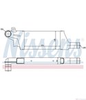 РАДИАТОР ИНТЕРКУЛЕР VAUXHALL CORSAVAN MK III (2000-) 1.7 DTI 16V - NISSENS