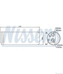 ДЕХИДРАТОР КЛИМАТИК VAUXHALL CORSAVAN MK III (2000-) 1.2 16V Dualfuel - NISSENS