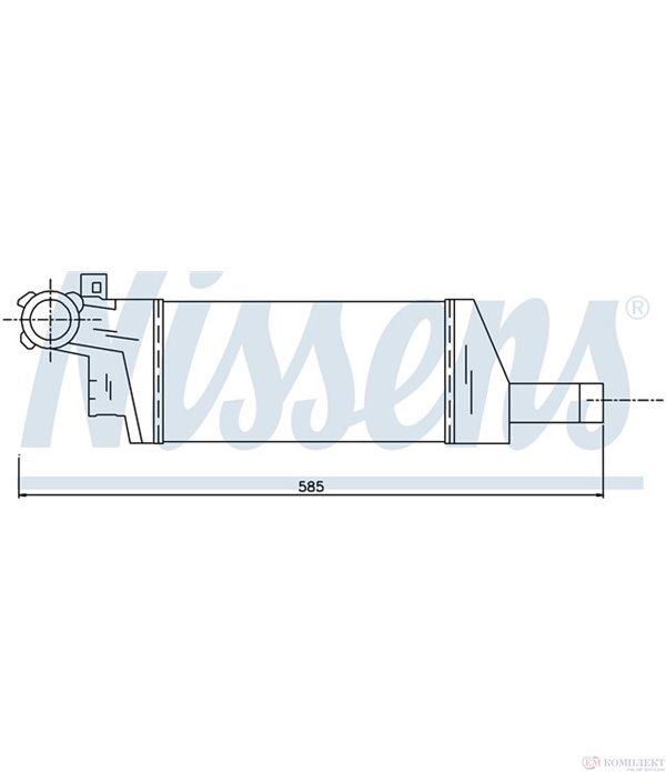 РАДИАТОР ИНТЕРКУЛЕР VAUXHALL TIGRA TWINTOP (2004-) 1.3 CDTI - NISSENS