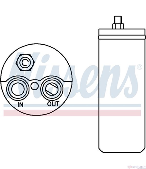 ДЕХИДРАТОР КЛИМАТИК OPEL TIGRA TWINTOP (2004-) 1.4 - NISSENS