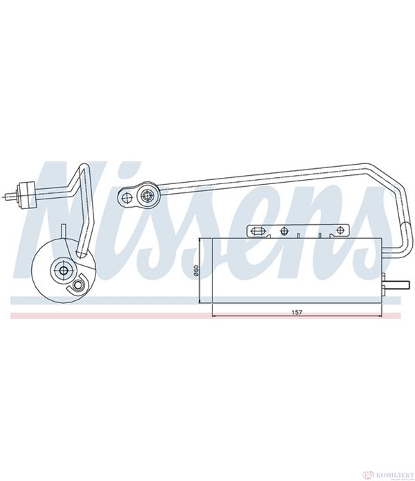 ДЕХИДРАТОР КЛИМАТИК OPEL VECTRA C COMBI (2003-) 2.0 Turbo - NISSENS