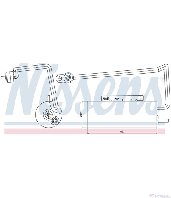 ДЕХИДРАТОР КЛИМАТИК OPEL SIGNUM (2003-) 3.0 V6 CDTI - NISSENS