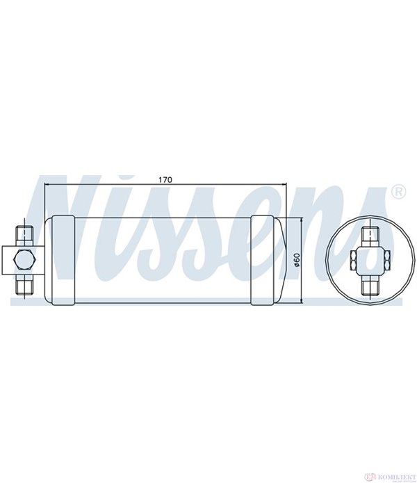 ДЕХИДРАТОР КЛИМАТИК KIA RIO COMBI (2000-) 1.5 16V - NISSENS