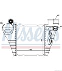 РАДИАТОР ИНТЕРКУЛЕР SEAT LEON (1999-) 1.8 20V T 4 - NISSENS