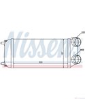РАДИАТОР ИНТЕРКУЛЕР PEUGEOT 206 CC (2000-) 1.6 HDi 110 - NISSENS