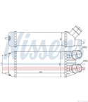 РАДИАТОР ИНТЕРКУЛЕР PEUGEOT EXPERT TEPEE (2007-) 1.6 HDi 90 - NISSENS
