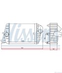 РАДИАТОР ИНТЕРКУЛЕР FIAT STILO (2001-) 1.9 D Multijet - NISSENS