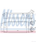 РАДИАТОР ИНТЕРКУЛЕР CITROEN C4 GRAND PICASSO (2006-) 1.6 VTi 120 - NISSENS