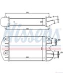 РАДИАТОР ИНТЕРКУЛЕР FIAT BRAVA (1995-) 1.9 JTD 105 - NISSENS