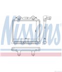 РАДИАТОР ИНТЕРКУЛЕР MAN TGA (2000-) 26.480 FD-TM - NISSENS