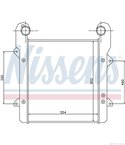 РАДИАТОР ИНТЕРКУЛЕР DAF 95 XF (1997-) FA 95 XF 430 - NISSENS