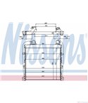 РАДИАТОР ИНТЕРКУЛЕР SCANIA P,G,R,T - SERIES (2004-) G 400, P 400, R 400 - NISSENS