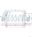 РАДИАТОР ИНТЕРКУЛЕР MAN F 90 (1986-) 33.372 DFS - NISSENS