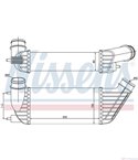 РАДИАТОР ИНТЕРКУЛЕР PEUGEOT EXPERT TEPEE (2007-) 2.0 HDi 130 - NISSENS
