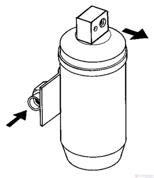 ДЕХИДРАТОР КЛИМАТИК OPEL ASTRA F COMBI (1991-) 1.7 TDS - NRF